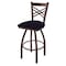 Holland Bar Stool Co 30" Swivel Bar Stool, Bronze Finish, Canter Twilight Seat 82030BZ002 - alternate 1